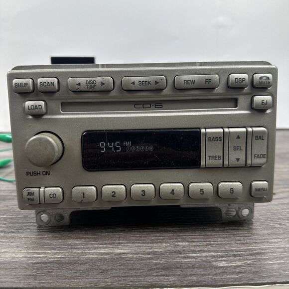 2003 LINCOLN Navigator‎ AM FM Radio Stereo 6 Disc Changer CD Player Factory OEM - Picture 1 of 5